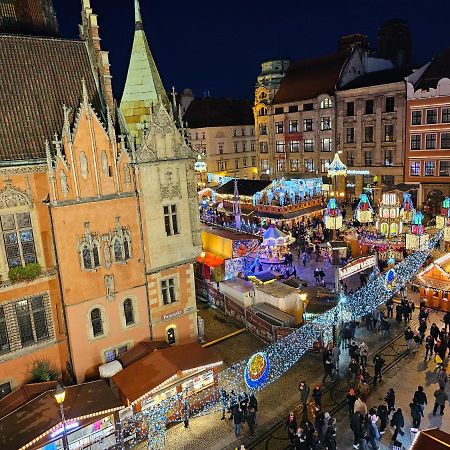 Rynek Market Square Wroclove Tectum Apartments Z Widokiem Na Rynek Breslavia Exterior foto