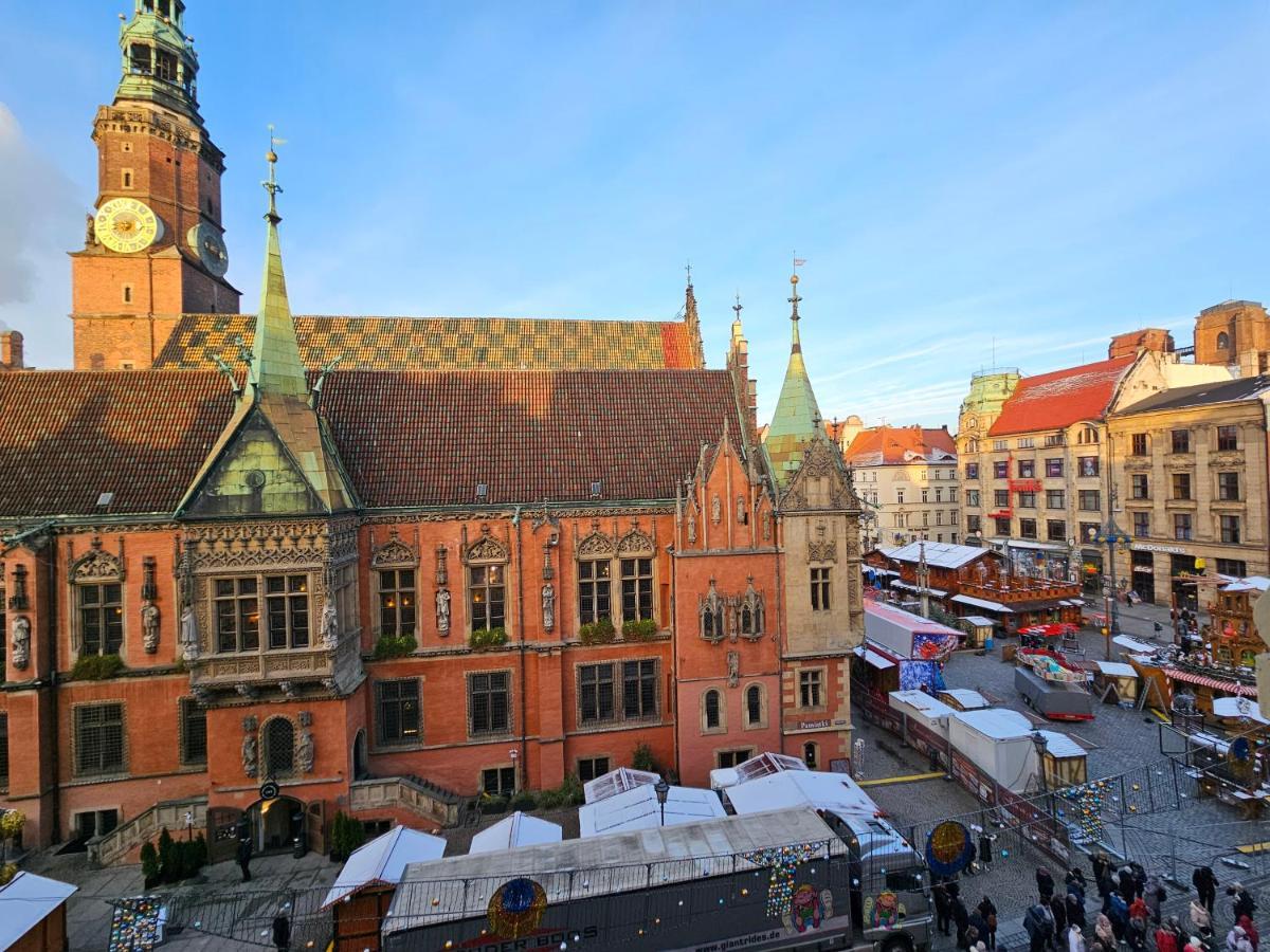 Rynek Market Square Wroclove Tectum Apartments Z Widokiem Na Rynek Breslavia Exterior foto