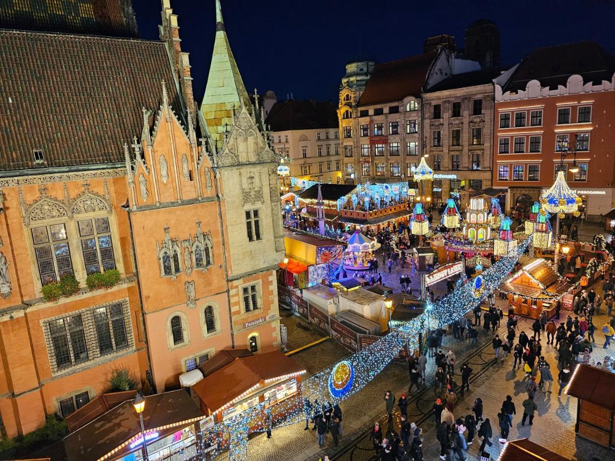 Rynek Market Square Wroclove Tectum Apartments Z Widokiem Na Rynek Breslavia Exterior foto